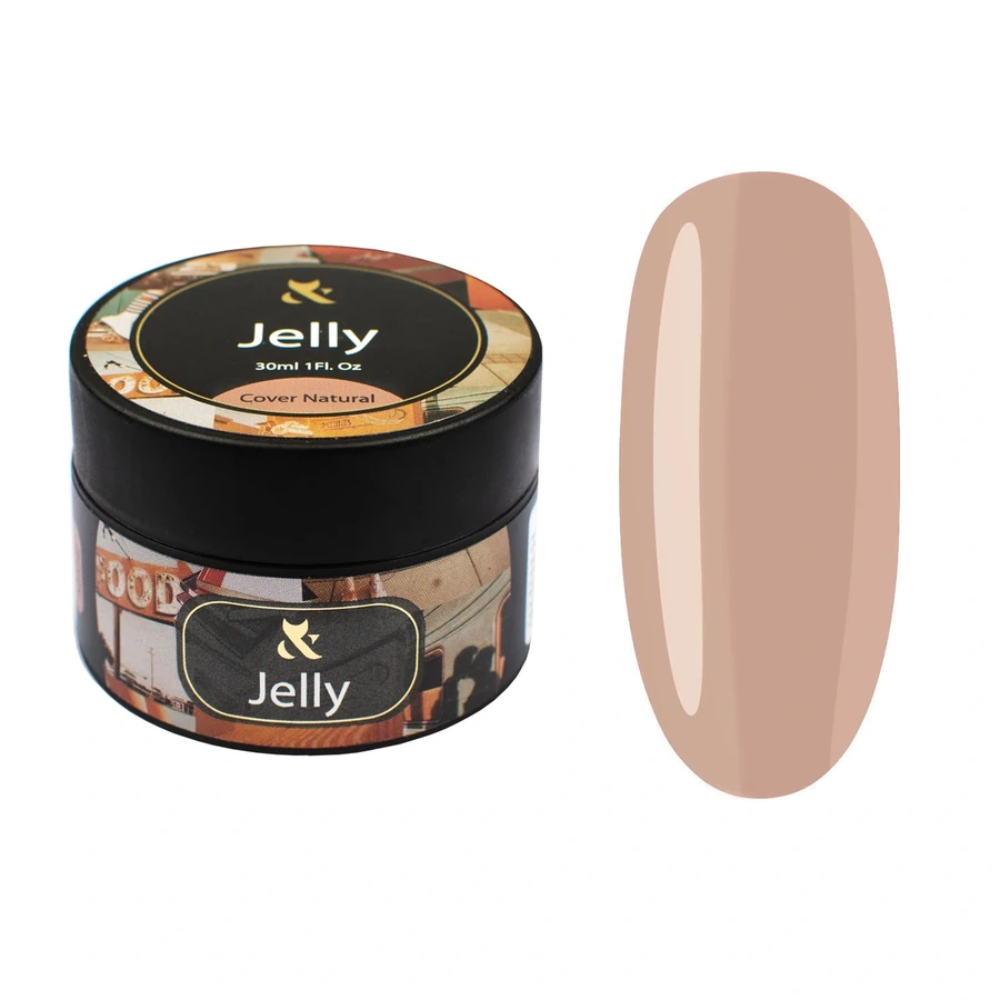 Гель для моделювання камуфлюючий FOX Jelly Gel Cover Natural бежевий 30 мл