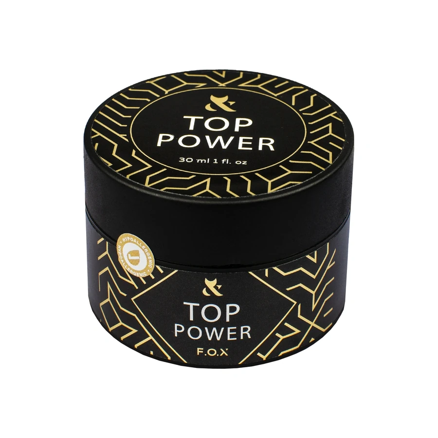 Верхнє покриття для гель-лаку FOX Top Power без липкого шару 30 мл