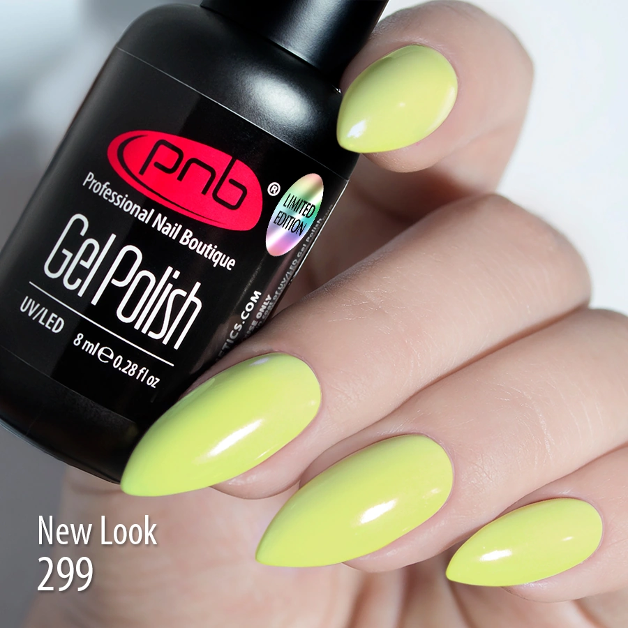 Гель-лак PNB Mini №299 New look світло-жовтий 4 мл