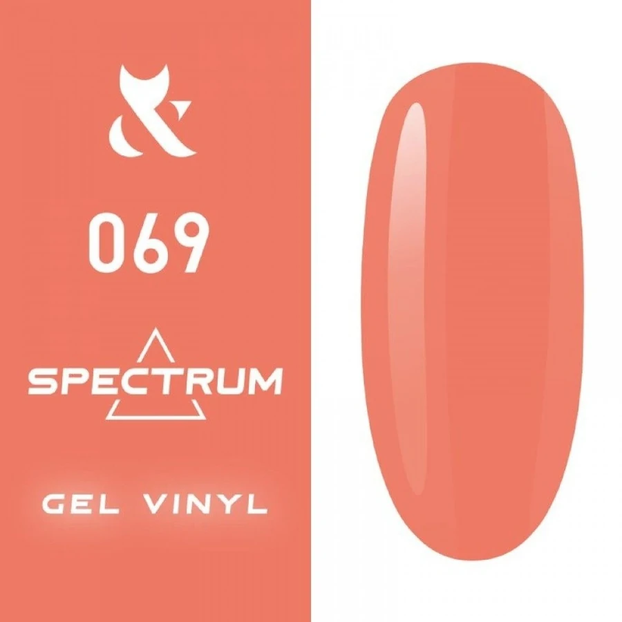 Гель-лак FOX Gel-polish Gold Spectrum 069 яскравий персиково-рожевий, неоновий 7 мл