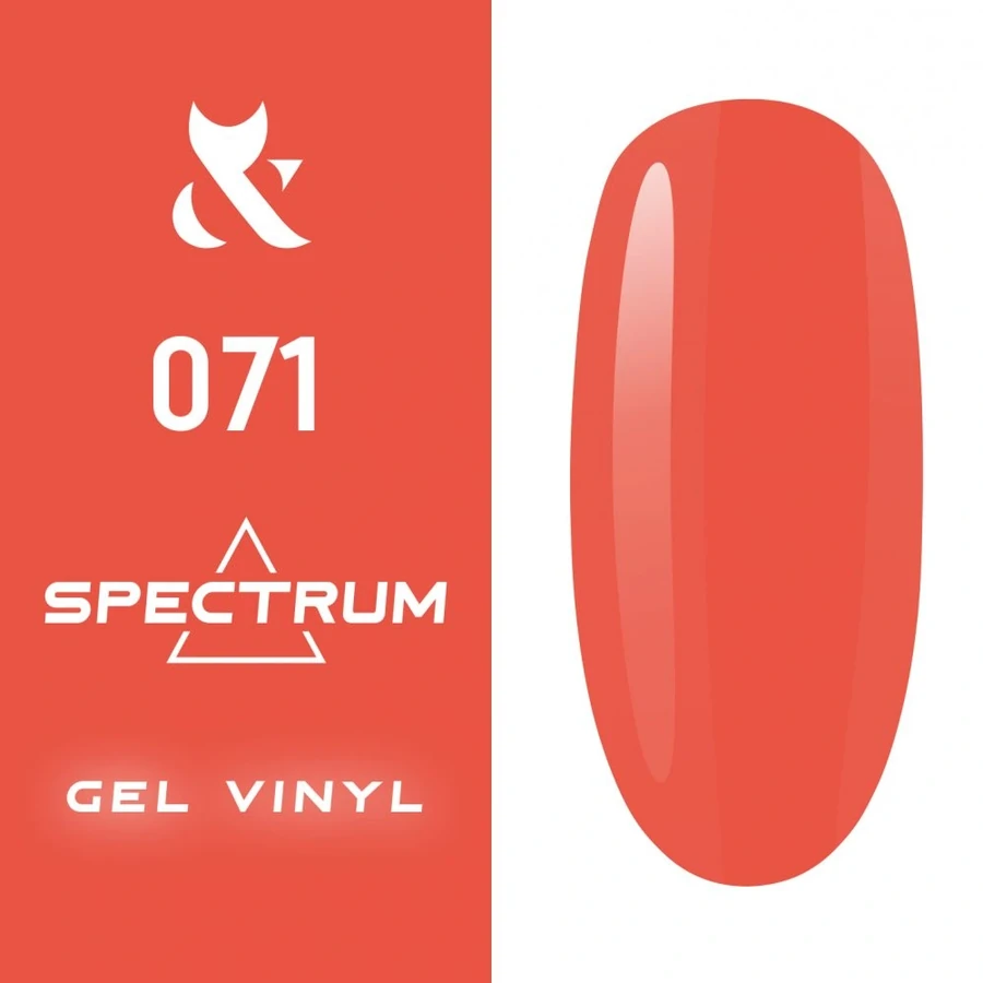 Гель-лак FOX Gel-polish Gold Spectrum 071 кораловий, неоновий 7 мл