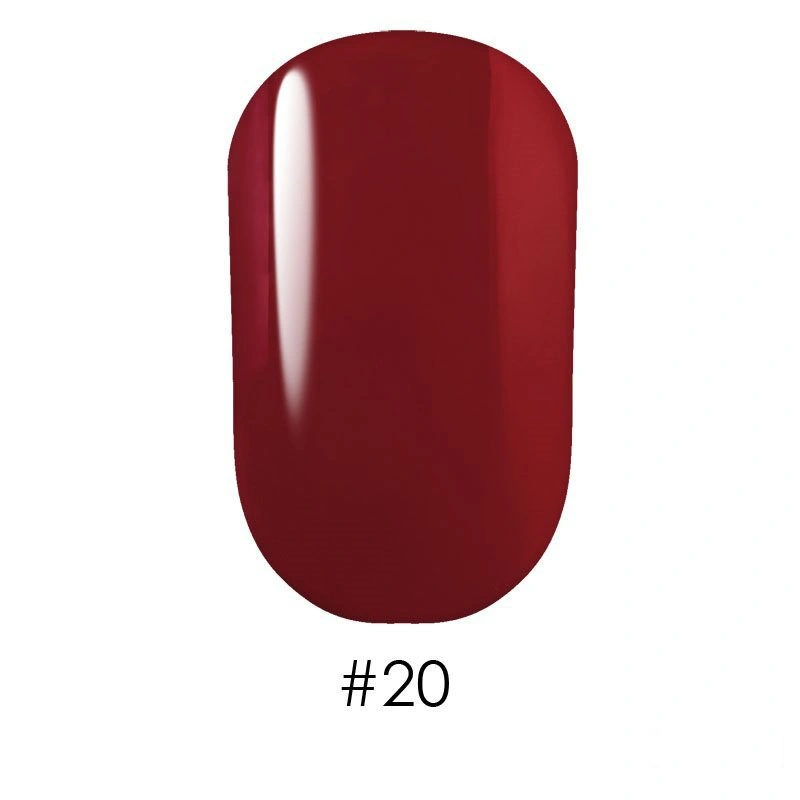 Гель лак G.La color 020 G.La color бордово-червоний, емаль 10 мл