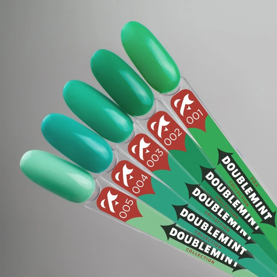 Гель-лак FOX Gel-polish Doublemint 003 евкаліпт, емаль 7 мл