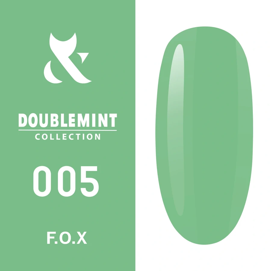 Гель-лак FOX Gel-polish Doublemint 005 світло-зелений, емаль 7 мл