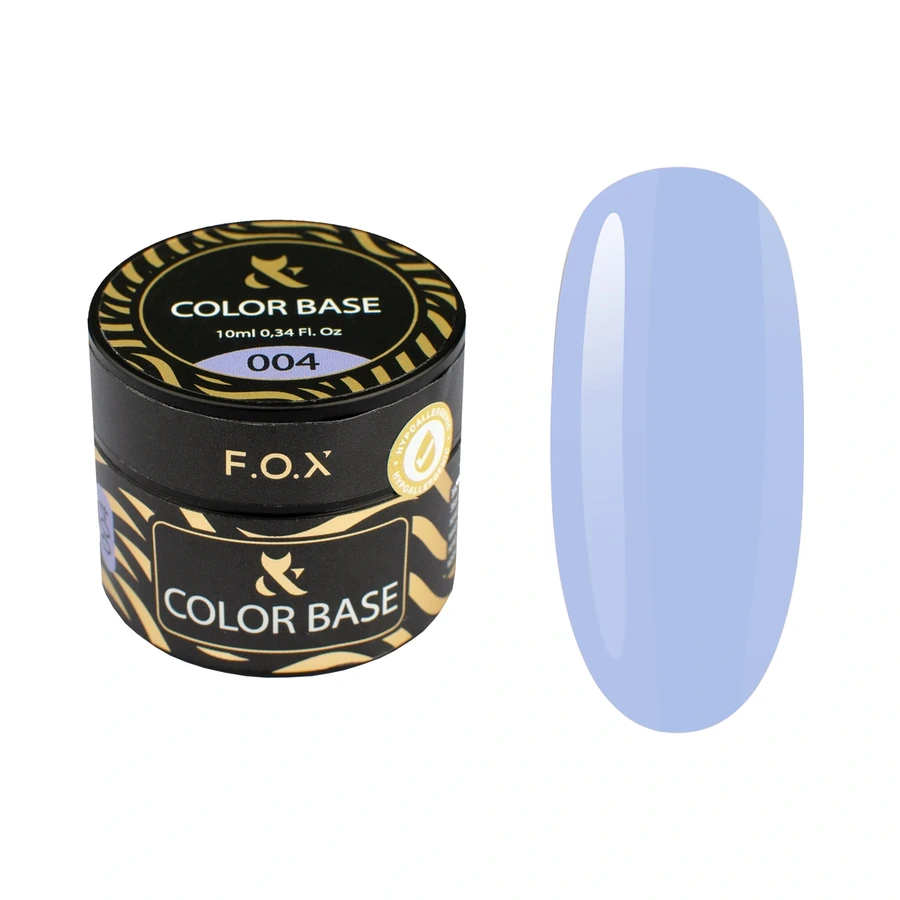 Кольорове базове покриття FOX Color Base 004 синій 10 мл