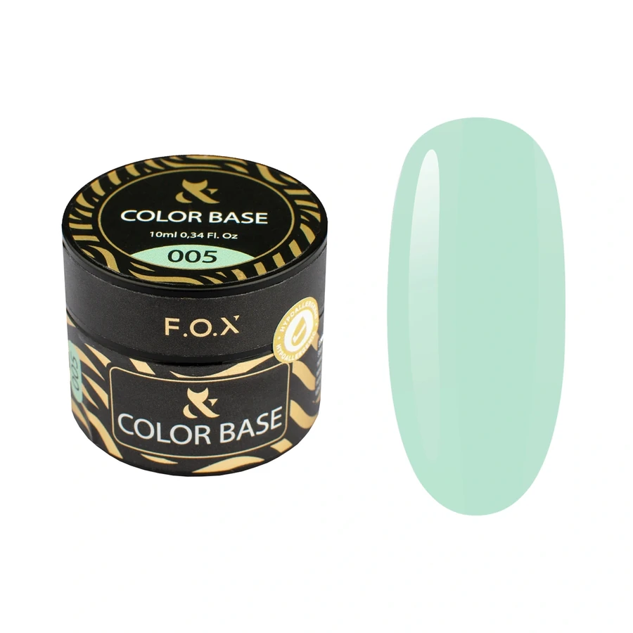 Кольорове базове покриття FOX Color Base 005 м`ятний 10 мл