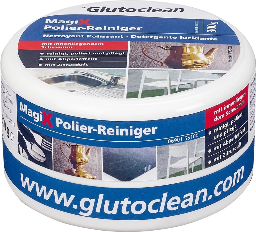 Поліруючий очищувач Glutoclean Magic X 300 г