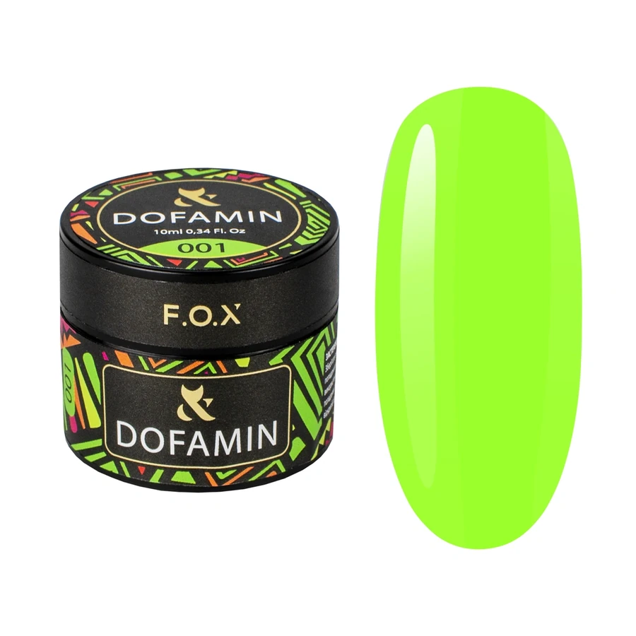 Кольорове базове покриття FOX Base Dofamin 001 зелений 10 мл