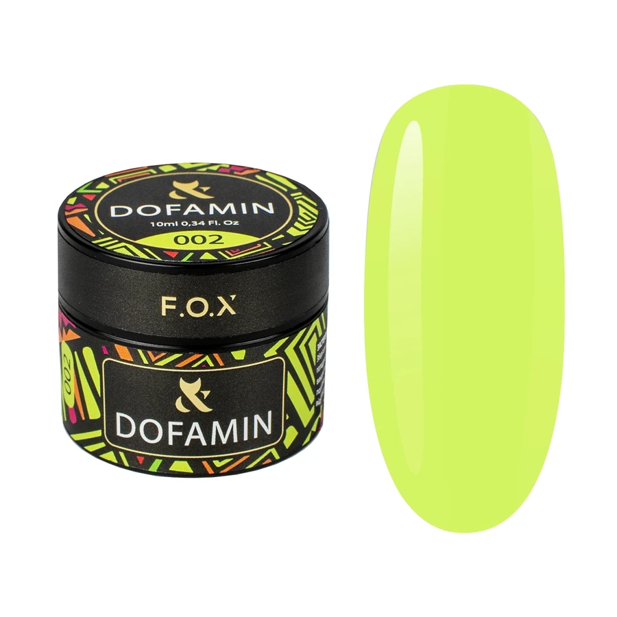 Кольорове базове покриття FOX Base Dofamin 002 жовтий 10 мл