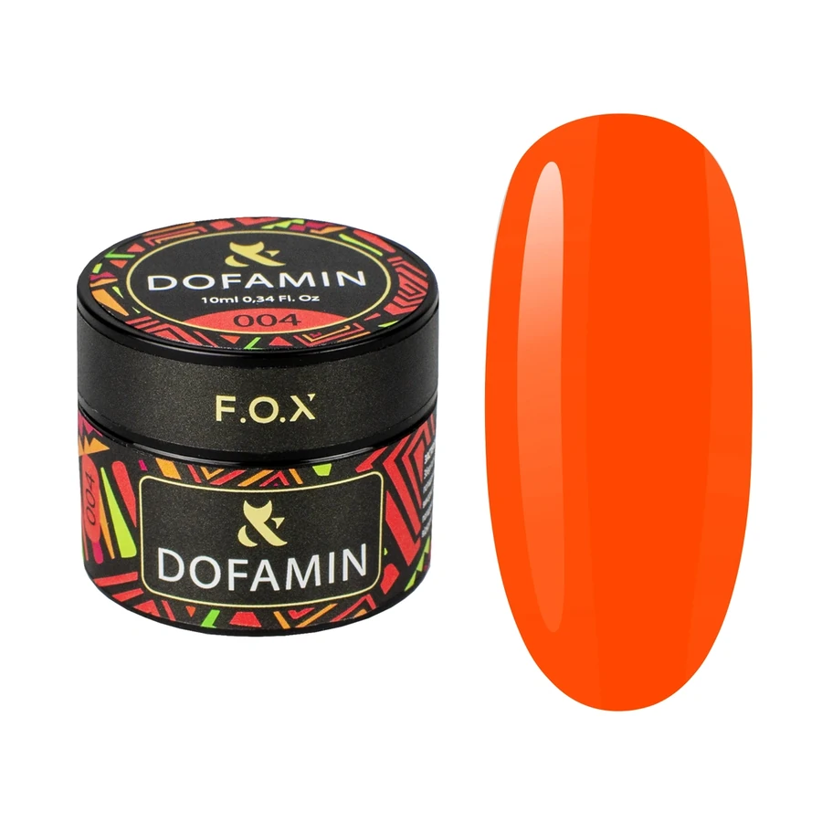Кольорове базове покриття FOX Base Dofamin 004 кораловий 10 мл