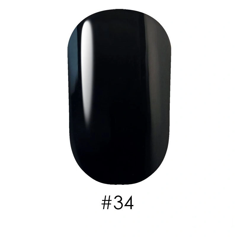 Гель лак G.La color 034 G.La color суворий чорний, емаль 10 мл