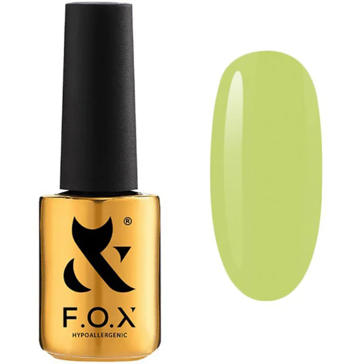 Гель-лак FOX Gel-polish Masha Efrosinina 015 салатовий, емаль 7 мл