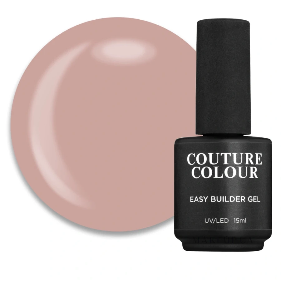Швидкий білдер-гель камуфлюючий Couture Colour Easy Builder Gel 01 бежево-молочний 15 мл