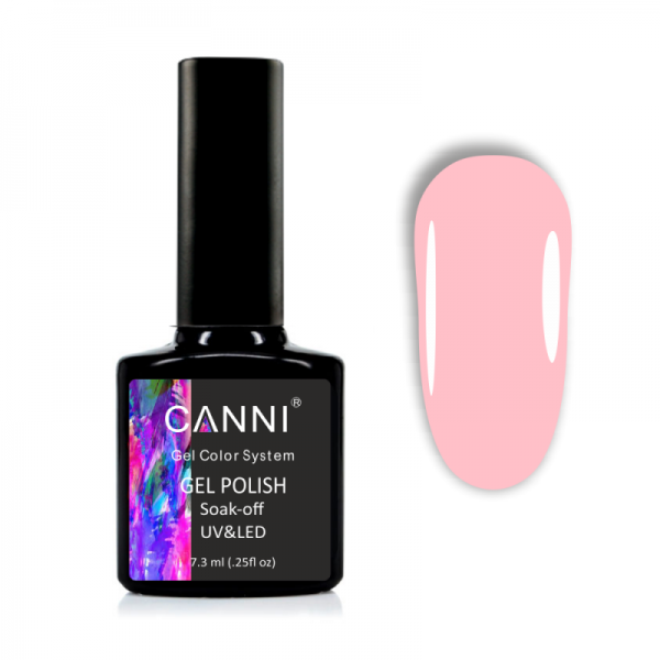 Гель-лак Canni Gel Polish №1022 рожевий нюд, емаль 7,3 мл