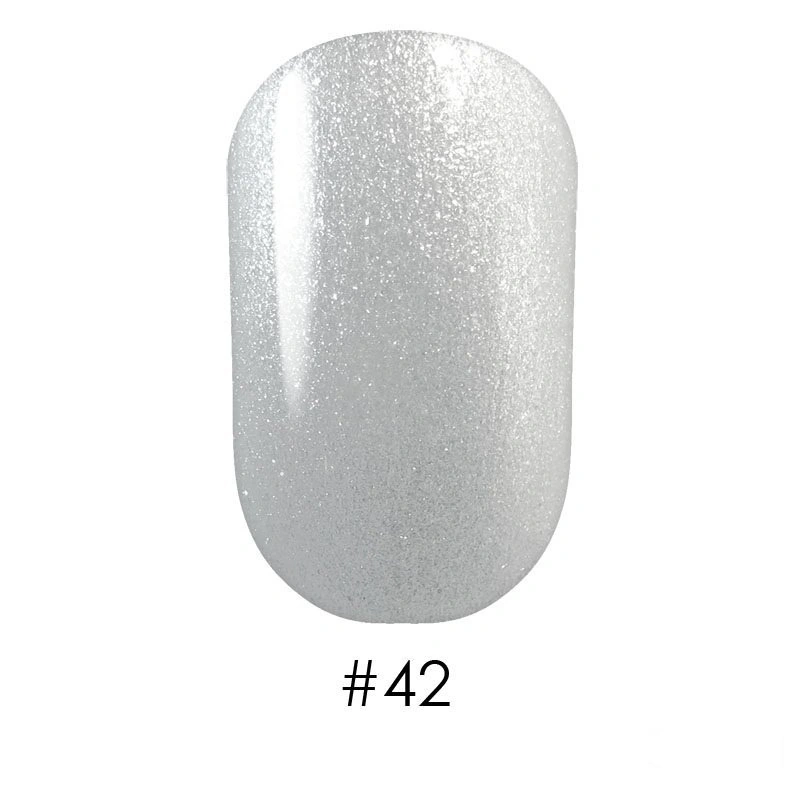 Гель лак G.La color 042 G.La color сріблясто-білий із шиммером 10 мл