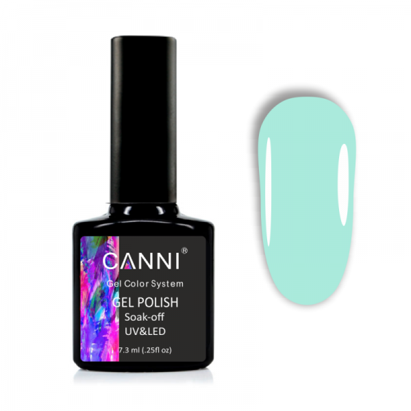 Гель-лак Canni Gel Polish №1030 бірюзовий, емаль 7,3 мл