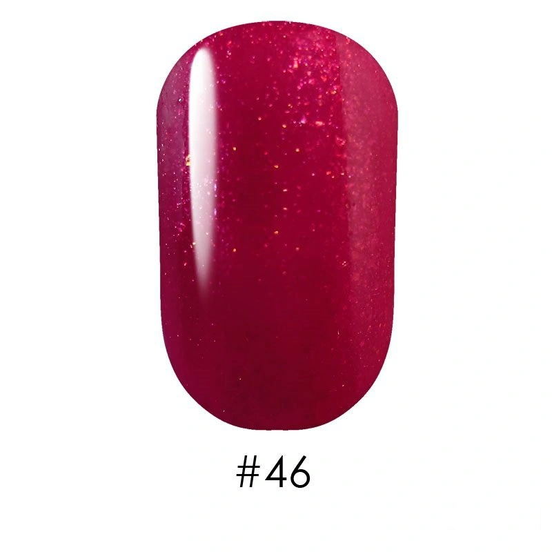 Гель лак G.La color 046 G.La color малиново-бордовий із шиммером 10 мл