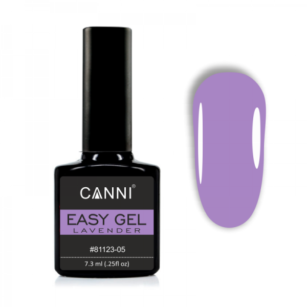 Гель для нарощування та зміцнення нігтів Canni Easy gel 05 Lavander лавандовий 7,3 мл
