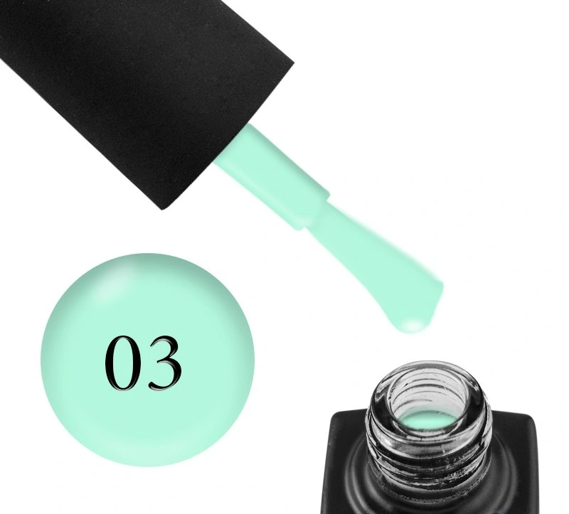 База кольорова GO Active Tint Base 03 Mint м`ята пастель, емаль, напівпрозорий 10 мл