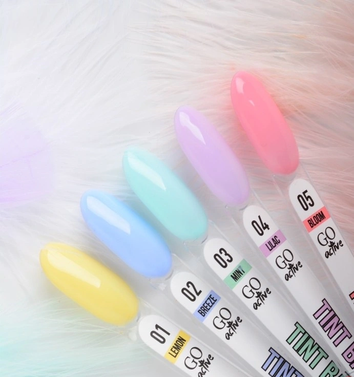 База кольорова GO Active Tint Base 05 Bloom пастельно-рожевий, емаль, напівпрозорий 10 мл