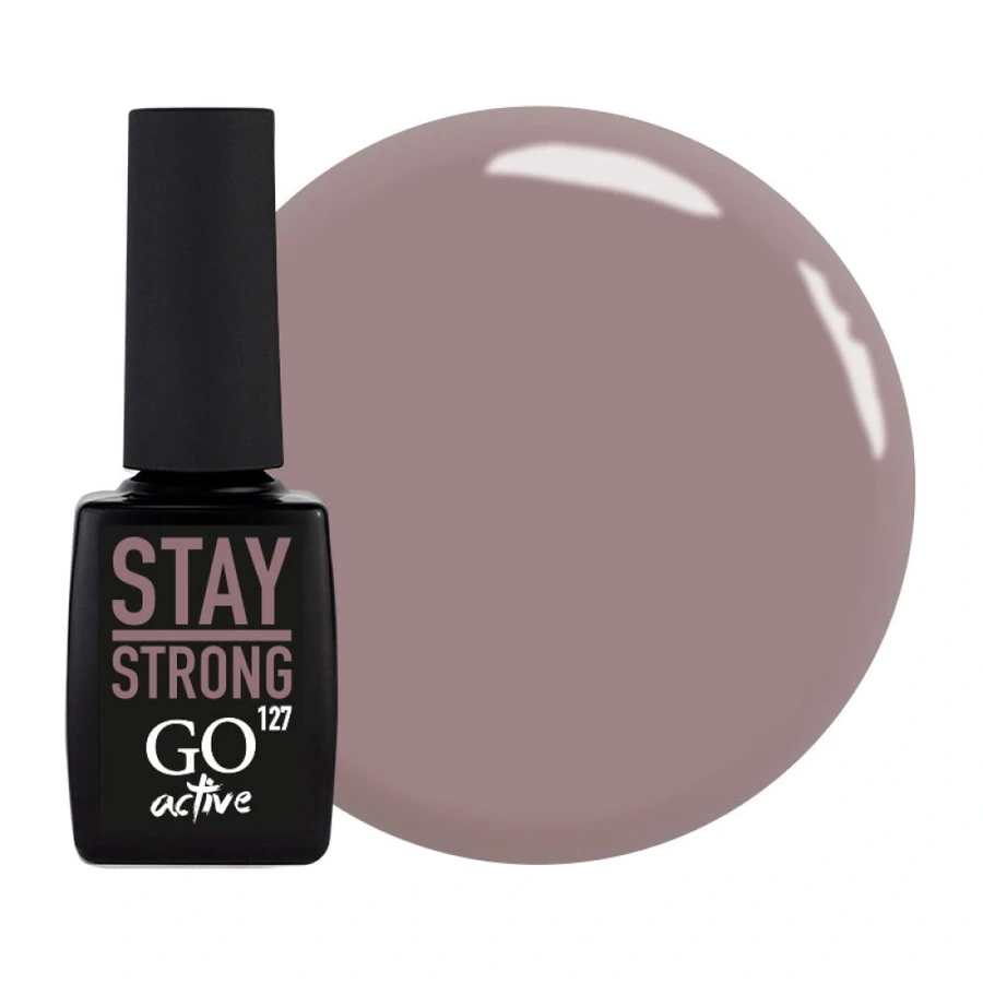 Гель-лак GO Active Gel Polish 127 теплий тауп, емаль 10 мл
