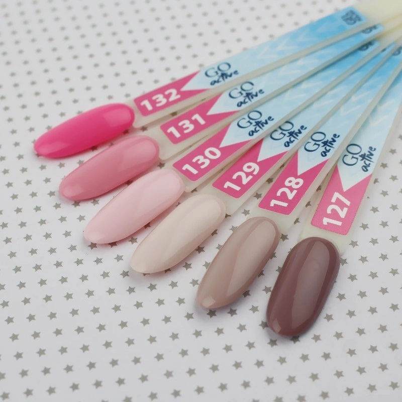 Гель-лак GO Active Gel Polish 129 молоко з кавою, емаль 10 мл