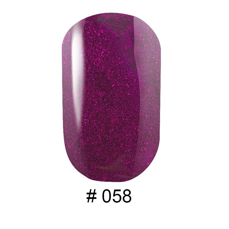 Гель-лак G.La color 058 G.La color насичений ліловий із шиммером 10 мл