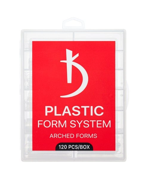 Верхні арочні форми для моделювання нігтів Kodi Plastic Form System Arched Forms 120 шт