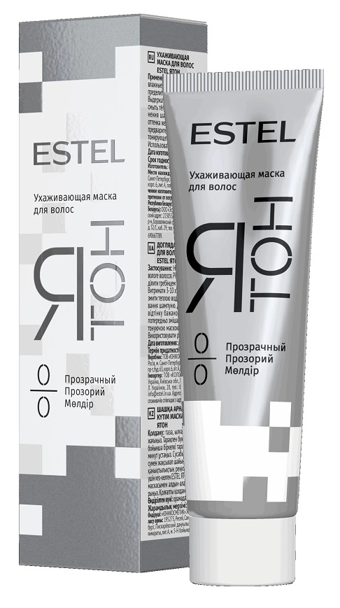 Тонкувальна маска для волосся Estel Professional Я ТОН 0/0 прозорий 60 мл