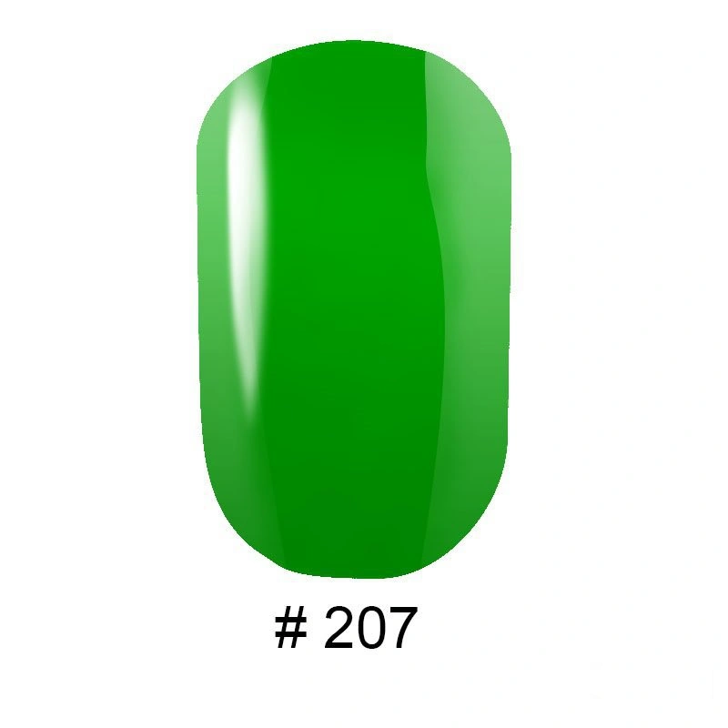 Гель-лак G.La color 207 G.La color насичений зелений, емаль 10 мл
