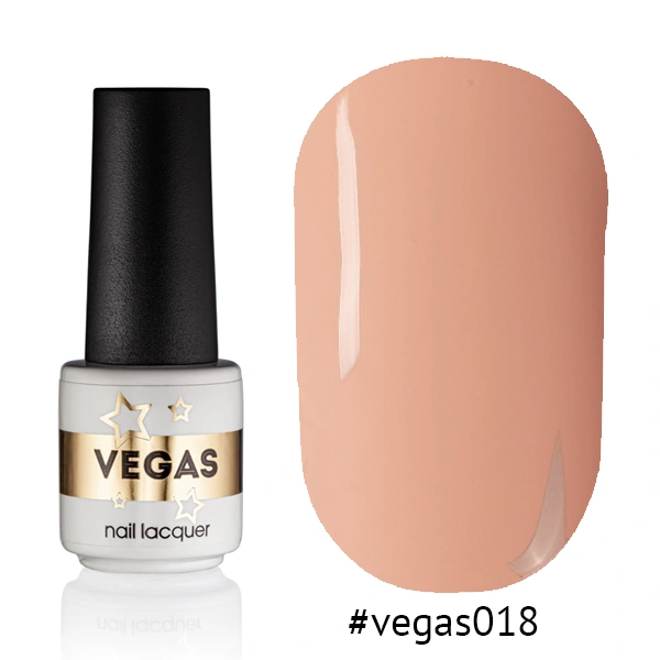 Гель-лак Vegas Nail Lacquer 018 блідо-пурпуровий, емаль 6 мл
