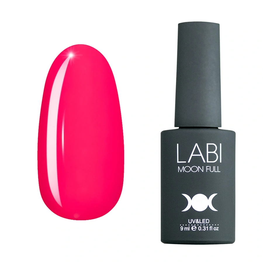Гель-лак для нігтів LABI Гель-лак Neon №09 рожевий насичений 9 мл