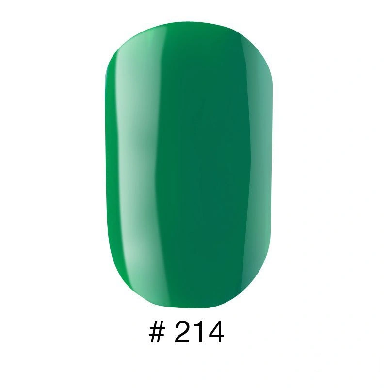 Гель лак G.La color 214 G.La color яскраво-зелений, емаль 10 мл