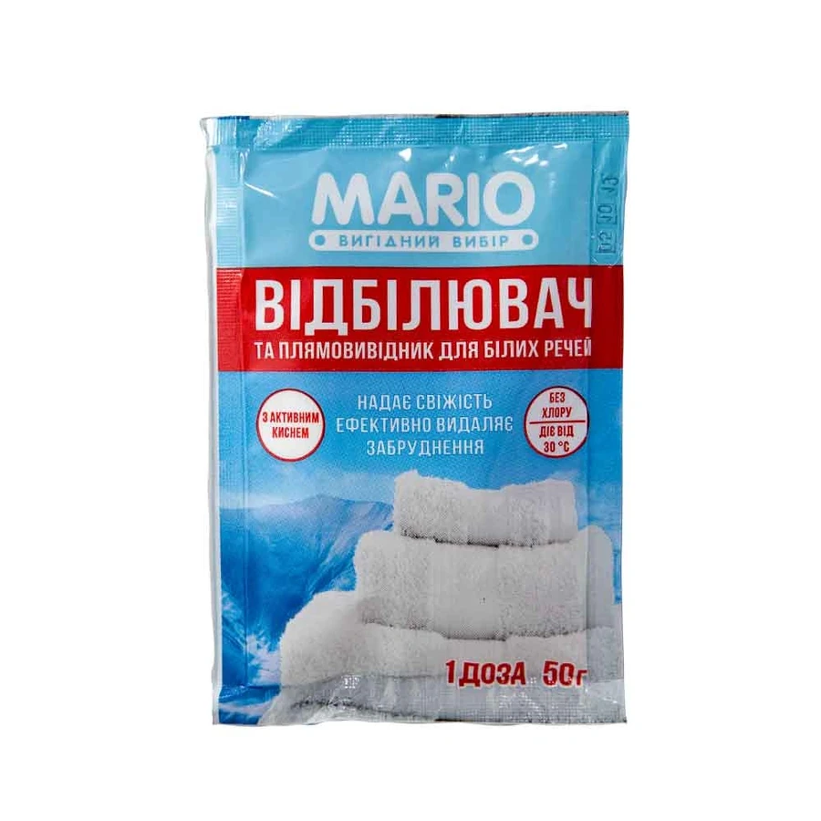 Відбілювач для білизни Маротех Маріо Відбілювач для білизни 5гр