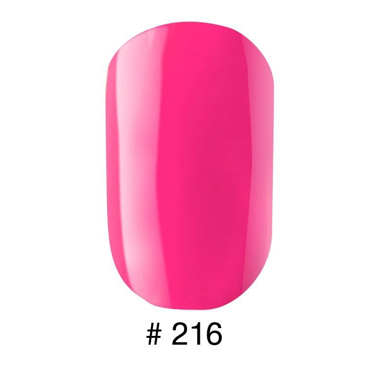 Гель лак G.La color 216 G.La color яскрава рожево-бузкова фуксія, емаль 10 мл