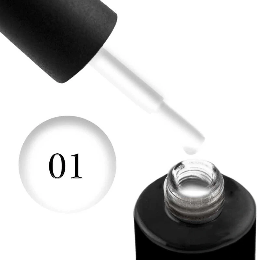 Гель лак Naomi Gel Polish №01 White білий для френча 12 мл