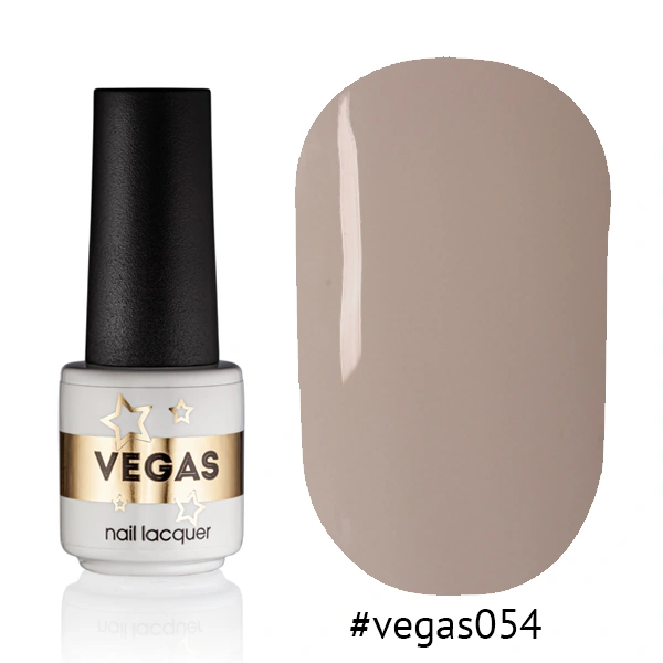 Гель-лак Vegas Nail Lacquer 054 рожево-коричневий, емаль 6 мл