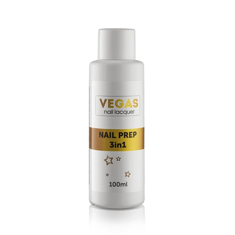 Знежирювач для нігтів Vegas Nail Prep 3 in 1 100 мл