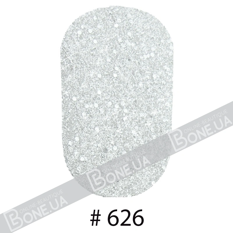 Лак Naomi Nail Lacquer 626 Naomi срібло, що свербить, текстурний 12 мл