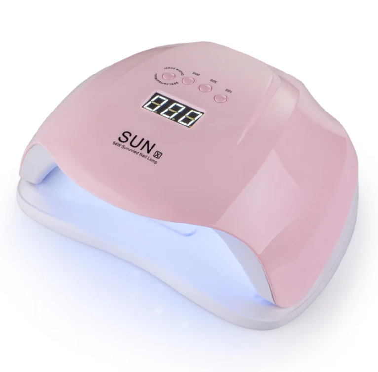 LED/UV лампа 2в1 SUNUV LED+UV SUN X 54W Pastel Pink