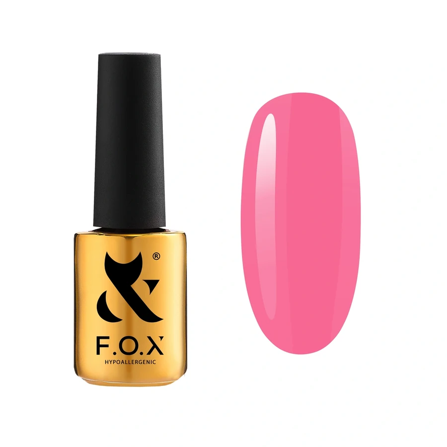 Гель-лак FOX Gel-polish Pink Panther 005 яскравий рожевий, емаль 7 мл