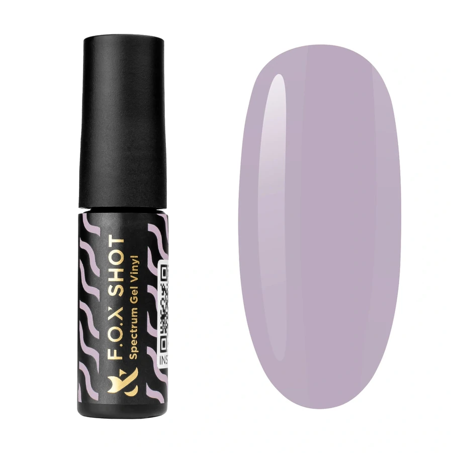 Гель-лак FOX SHOT Spectrum Gel Vinyl 009 лавандовий, емаль 5 г