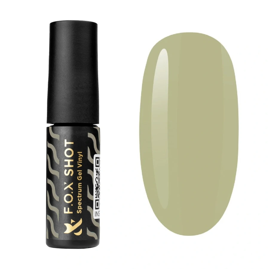 Гель-лак FOX SHOT Spectrum Gel Vinyl 014 оливковий, емаль 5 г