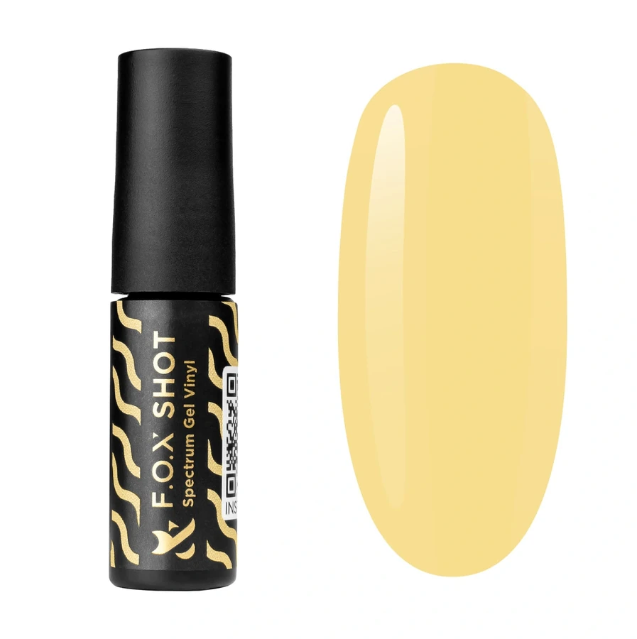 Гель-лак FOX SHOT Spectrum Gel Vinyl 018 пшеничний, емаль 5 г