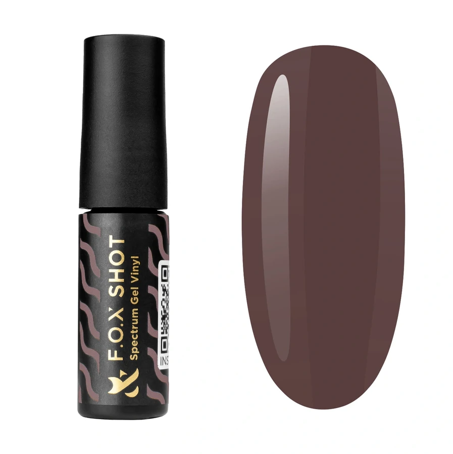 Гель-лак FOX SHOT Spectrum Gel Vinyl 032 світло-коричневий, емаль 5 г