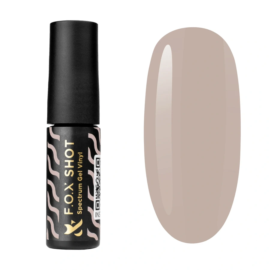 Гель-лак FOX SHOT Spectrum Gel Vinyl 044 бежевий, емаль 5 г