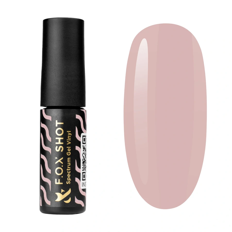 Гель-лак FOX SHOT Spectrum Gel Vinyl 045 ніжно-рожевий, емаль 5 г