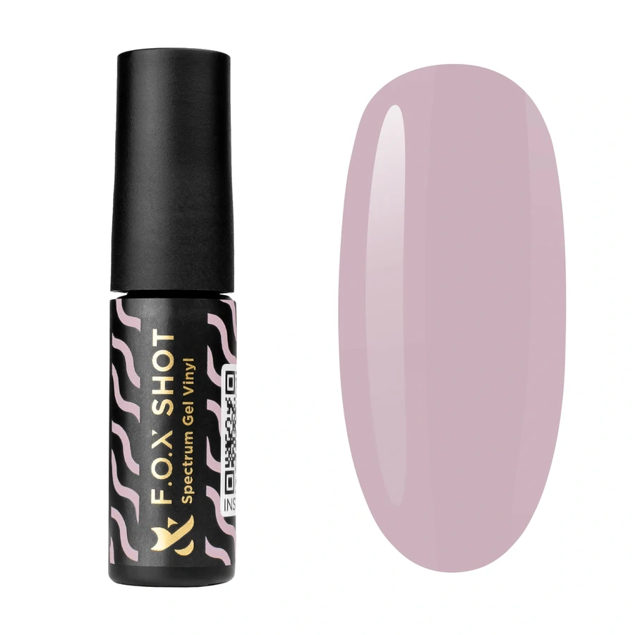 Гель-лак FOX SHOT Spectrum Gel Vinyl 046 лилово-рожевий, емаль 5 г