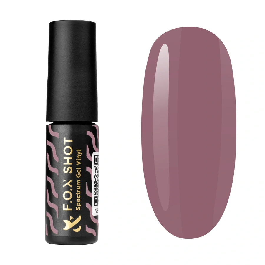 Гель-лак FOX SHOT Spectrum Gel Vinyl 048 темно-рожевий, емаль 5 г