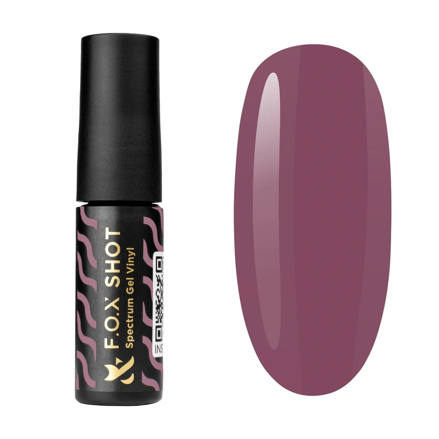 Гель-лак FOX SHOT Spectrum Gel Vinyl 050 пастельний темно-рожевий, емаль 5 г